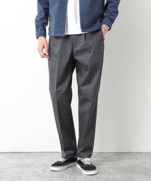 NOLLEY’S(ノーリーズ)の「コンパクトチノ ストレッチテーパードパンツ 25AW(チノパンツ・メンズ・グレー/ベージュ/ダークネイビー/ブラック・M/L/S)」の3枚目の写真
