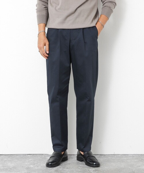 NOLLEY’S(ノーリーズ)の「コンパクトチノ ストレッチテーパードパンツ 25AW(チノパンツ・メンズ・グレー/ベージュ/ダークネイビー/ブラック・M/L/S)」の6枚目の写真