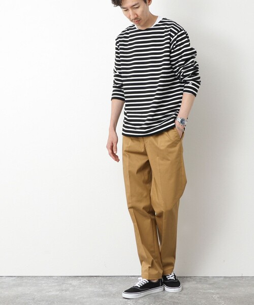 NOLLEY’S(ノーリーズ)の「コンパクトチノ ストレッチテーパードパンツ 25AW(チノパンツ・メンズ・グレー/ベージュ/ダークネイビー/ブラック・M/L/S)」の22枚目の写真