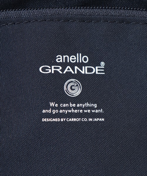 anello GRANDE（アネログランデ）の「anelloGRANDE キャビンスクエアショルダーバッグ（ショルダーバッグ・メンズ・ダークブラック/オリーブ/グレイッシュベージュ/ネイビー・FREE）」の13枚目の写真