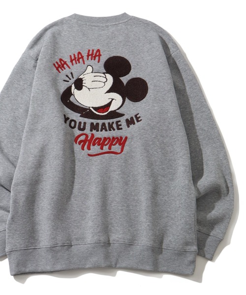 Disney（ディズニー）の「【Disney/ディズニー】 アートワーク デザイン 裏起毛 クルーネック スウェット ロングスリーブ トレーナー（スウェット・レディース・ベージュ系/ダークグレー/グレー系その他2/サックスブルー/グレー系その他/ベージュ系1/オートミール/マスタード/スミクロ/グリーン系その他/ブラック系その他7/グリーン/ベージュ系その他/ブラック系その他4/ブラック系その他6/クリーム/ブラック系その他3/ベージュ系その他3/ベージュ系その他5/ブラック/グレー系その他3/グレー系その他4/グリーン系その他2/グレー系その他5/ベージュ系その他6/ネイビー/ベージュ系その他7/ブラック系/ベージュ系その他2/ピンク/ベージュ系その他4/チャコールグレー/ネイビー系/杢グレー/ブラック系その他/ブラック系その他5/グレー系その他6/ブラック系その他2・L/M）」の16枚目の写真