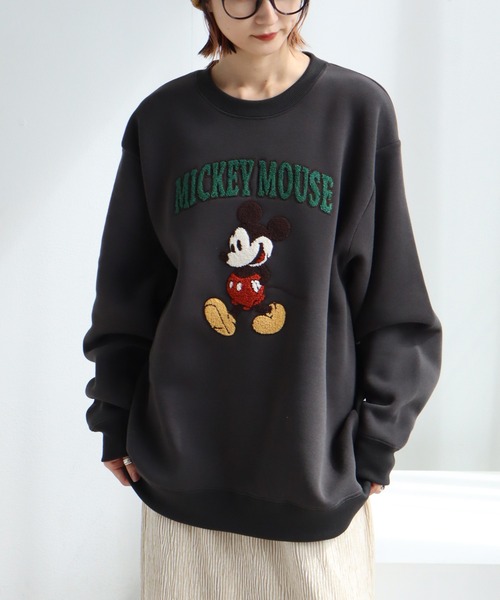 新品　WALT DISNEY ピグメントスウェット　パープル 再再再再再再再再販 2色 リバイバル商品 WALT DISNEY ピグメント