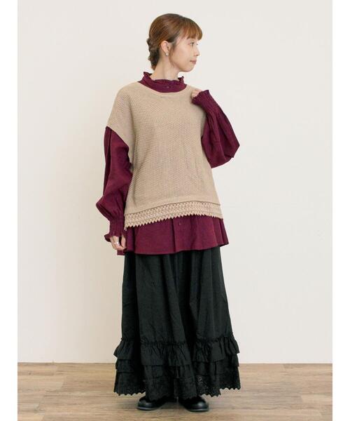 Samansa Mos2（サマンサ モスモス）の「【Cross×Linen】ピンタック