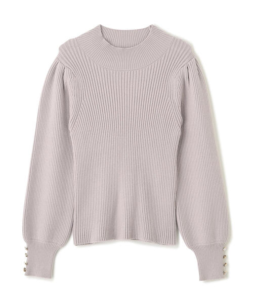 PROPORTION BODY DRESSING（プロポーションボディドレッシング）の「＜ウォッシャブル＞ハイネックボリュームスリーブニット / 1215270004（ニット/セーター・レディース・グレー/ブラック/ホワイト系その他/ブラウン・MEDIUM/SMALL）」の17枚目の写真