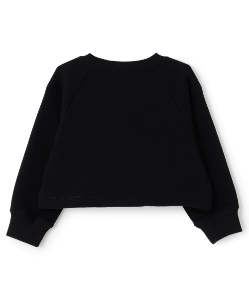 X-girl Stages（エックスガールステージス）の「ラインストーンロゴショート丈トレーナー（スウェット・キッズ・ブラック/ラベンダー・110cm/90cm/100cm/120cm/130cm/140cm）」の22枚目の写真