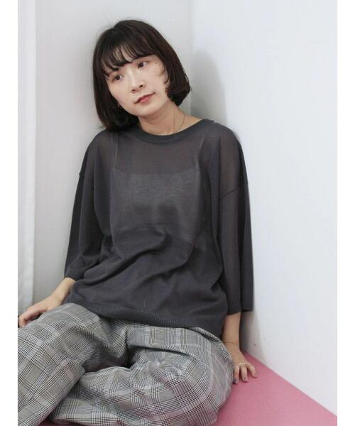 Samansa Mos2 blue（サマンサモスモスブルー）の「ダブルウエストアソートイージーパンツ（その他パンツ・レディース・ベージュ/ブラック/グレー/ブラウン・F）」の12枚目の写真