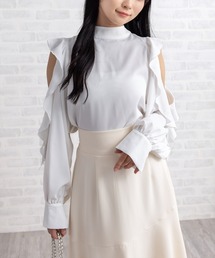 clear | 前後2wayオープンショルダーリボンブラウス[大人 フェミニン ガーリー]≪AW新作≫(シャツ/ブラウス)