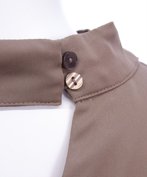 clear（クリア）の「前後2wayオープンショルダーリボンブラウス[大人 フェミニン ガーリー]（シャツ/ブラウス・レディース・モカ/オフホワイト/ブラック・F）」の9枚目の写真