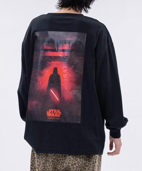 STAR WARS（スターウォーズ）の「【k】〔Star Wars〕Rogue One バリエーションプリント ロンT（Tシャツ/カットソー・メンズ・ホワイト系2/ホワイト系1/ブラック系2/ブラック系1・MEDIUM/LARGE）」の13枚目の写真