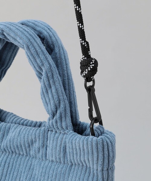 coen(コーエン)の「ロゴ刺繍コーデュロイショルダーバッグ(ショルダーバッグ・レディース・ナチュラル/ライトブルー/ダークグレー/オレンジ・FREE)」の21枚目の写真