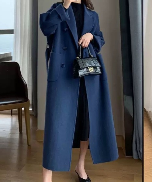 CADBURY（キャドバリー）の「ﾁｪｽﾀｰﾛﾝｸﾞｺｰﾄ（チェスターコート・レディース・ブラック/ネイビー・X-LARGE/LARGE/MEDIUM）」の2枚目の写真