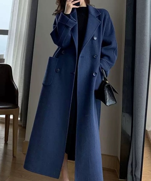 CADBURY（キャドバリー）の「ﾁｪｽﾀｰﾛﾝｸﾞｺｰﾄ（チェスターコート・レディース・ブラック/ネイビー・X-LARGE/LARGE/MEDIUM）」の5枚目の写真