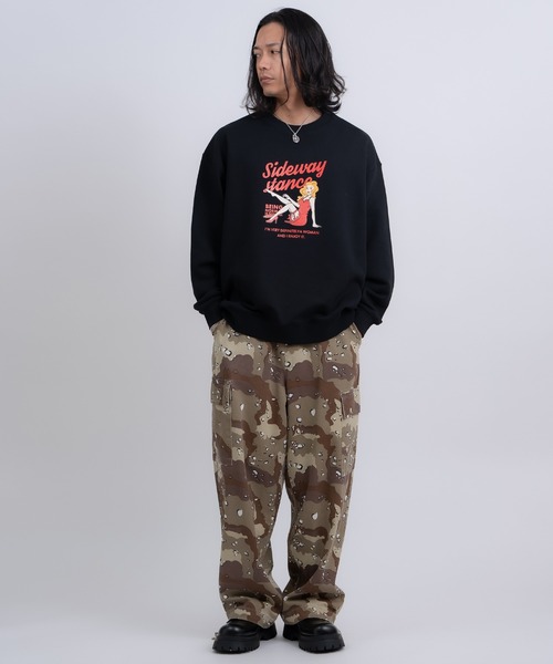 SIDEWAY STANCE（サイドウェイスタンス）の「【入荷禁止】プリント スウェット プルパーカー（スウェット・メンズ・ブラック/グレー/ライトグレー/グレー系1/ライトグレー系/ブラック系1/ブラック系/グレー系/ライトグレー系1・SMALL/LARGE/MEDIUM/X-LARGE）」の15枚目の写真