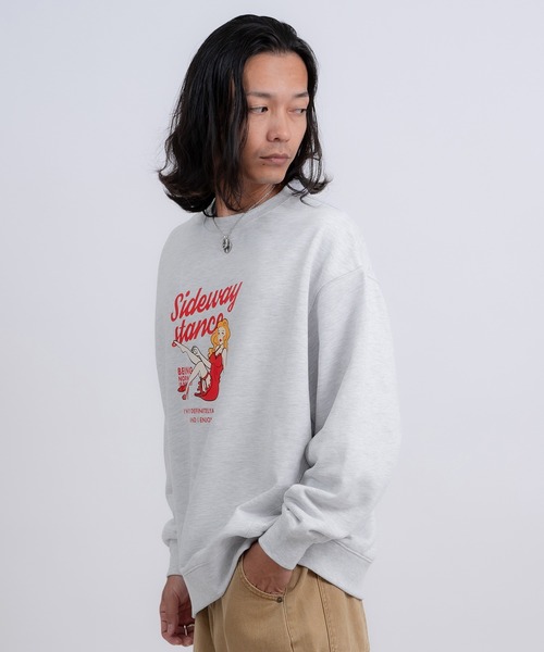 SIDEWAY STANCE（サイドウェイスタンス）の「【入荷禁止】プリント スウェット プルパーカー（スウェット・メンズ・ブラック/グレー/ライトグレー/グレー系1/ライトグレー系/ブラック系1/ブラック系/グレー系/ライトグレー系1・SMALL/LARGE/MEDIUM/X-LARGE）」の17枚目の写真