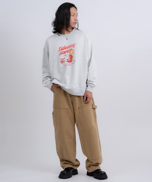 SIDEWAY STANCE（サイドウェイスタンス）の「【入荷禁止】プリント スウェット プルパーカー（スウェット・メンズ・ブラック/グレー/ライトグレー/グレー系1/ライトグレー系/ブラック系1/ブラック系/グレー系/ライトグレー系1・SMALL/LARGE/MEDIUM/X-LARGE）」の19枚目の写真