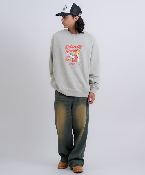 SIDEWAY STANCE（サイドウェイスタンス）の「【入荷禁止】プリント スウェット プルパーカー（スウェット・メンズ・ブラック/グレー/ライトグレー/グレー系1/ライトグレー系/ブラック系1/ブラック系/グレー系/ライトグレー系1・SMALL/LARGE/MEDIUM/X-LARGE）」の22枚目の写真
