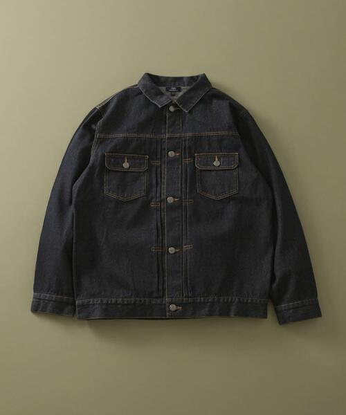 ITEMS URBANRESEARCH(アイテムズ アーバンリサーチ)の「DENIM JACKET TYPE 2nd(デニムジャケット・メンズ・インディゴブルー/ブラック・MEDIUM/LARGE)」の7枚目の写真
