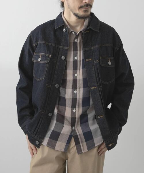 ITEMS URBANRESEARCH(アイテムズ アーバンリサーチ)の「DENIM JACKET TYPE 2nd(デニムジャケット・メンズ・インディゴブルー/ブラック・MEDIUM/LARGE)」の8枚目の写真