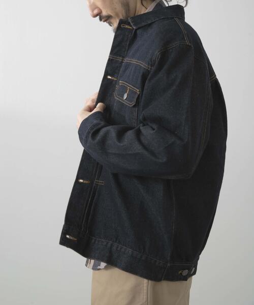 ITEMS URBANRESEARCH(アイテムズ アーバンリサーチ)の「DENIM JACKET TYPE 2nd(デニムジャケット・メンズ・インディゴブルー/ブラック・MEDIUM/LARGE)」の10枚目の写真