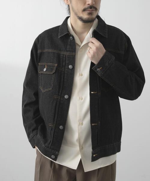 ITEMS URBANRESEARCH(アイテムズ アーバンリサーチ)の「DENIM JACKET TYPE 2nd(デニムジャケット・メンズ・インディゴブルー/ブラック・MEDIUM/LARGE)」の19枚目の写真