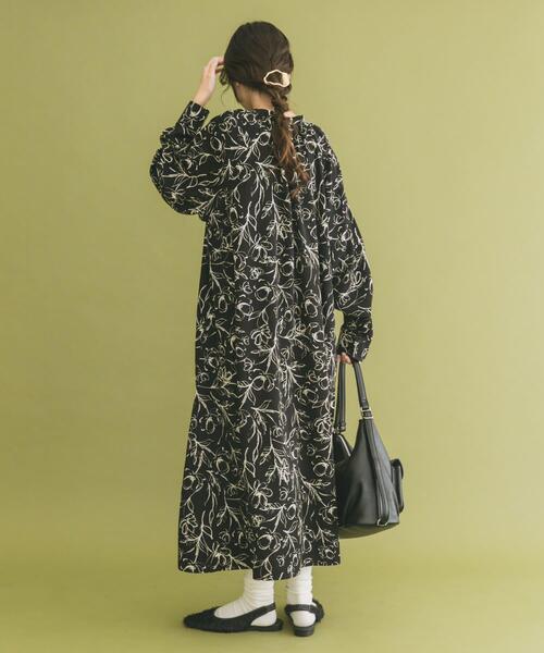 セール】フラワープリントワンピース（ワンピース）｜ITEMS