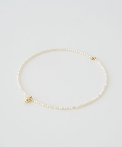 earth music&ecology（アースミュージックアンドエコロジー）の「モチーフワンタッチチョーカー（チョーカー・レディース・シルバー/ゴールド・F）」の2枚目の写真