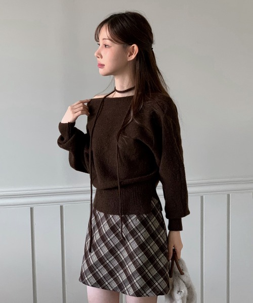 セール】【3WAY・着用動画あり・4色展開】ストラップオフショルダー