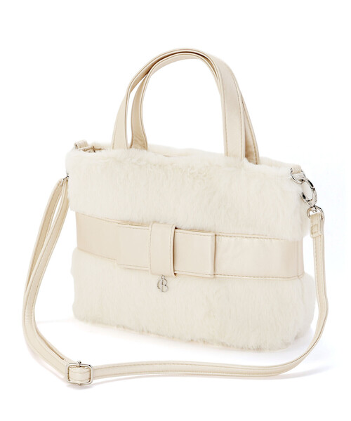 BeBe（ベベ）の「リボンベルトファー2wayバッグ（ショルダーバッグ・キッズ・ピンク/オフホワイト・FREE）」の17枚目の写真