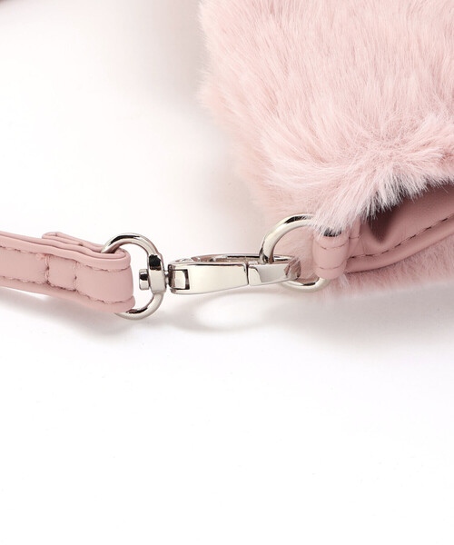 BeBe（ベベ）の「リボンベルトファー2wayバッグ（ショルダーバッグ・キッズ・ピンク/オフホワイト・FREE）」の12枚目の写真