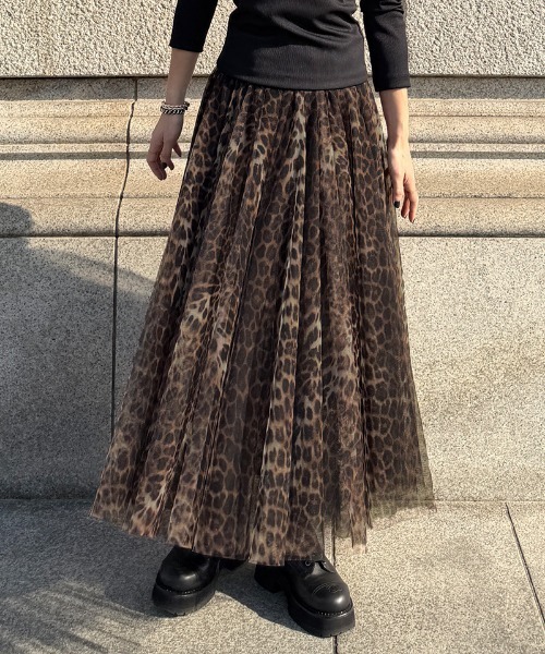 JENNE(ジェンヌ)の「JENNEボリュームチュールスカート(スカート・レディース・ピンク/ブラック/レオパード・MEDIUM/LARGE/SMALL)」の15枚目の写真