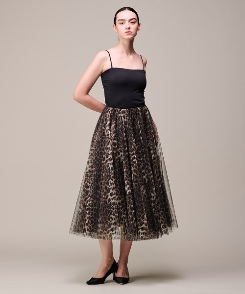 JENNE(ジェンヌ)の「JENNEボリュームチュールスカート(スカート・レディース・ピンク/ブラック/レオパード・MEDIUM/LARGE/SMALL)」の21枚目の写真
