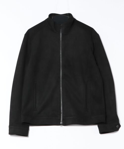 TAKA-Q(タカキュー)の「【ストレッチ カットアウター】タカキュー ダンボールニット スタンド ライダース(ライダースジャケット・メンズ・ブラック/ベージュ・MEDIUM/LARGE/X-LARGE)」の5枚目の写真