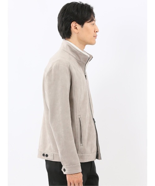 TAKA-Q(タカキュー)の「【ストレッチ カットアウター】タカキュー ダンボールニット スタンド ライダース(ライダースジャケット・メンズ・ブラック/ベージュ・MEDIUM/LARGE/X-LARGE)」の21枚目の写真