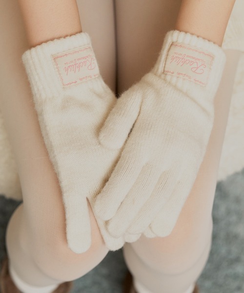 ROCKFISH WEATHERWEAR（ロックフィッシュウェザーウェア）の「NEW FLUFFY SHORT GLOVES（手袋・レディース・ネイビー/ベージュ/ライトグレー/ピンク/レッド/クリーム/グレー/スカイブルー/ライラック/ブラウン・FREE）」の6枚目の写真