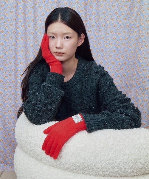 ROCKFISH WEATHERWEAR（ロックフィッシュウェザーウェア）の「NEW FLUFFY SHORT GLOVES（手袋・レディース・ネイビー/ベージュ/ライトグレー/ピンク/レッド/クリーム/グレー/スカイブルー/ライラック/ブラウン・FREE）」の13枚目の写真