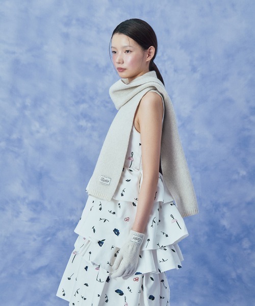 ROCKFISH WEATHERWEAR（ロックフィッシュウェザーウェア）の「NEW FLUFFY SHORT GLOVES（手袋・レディース・ネイビー/ベージュ/ライトグレー/ピンク/レッド/クリーム/グレー/スカイブルー/ライラック/ブラウン・FREE）」の18枚目の写真