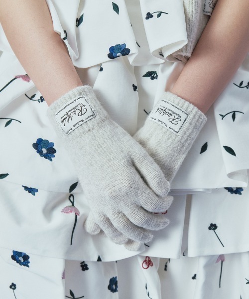 ROCKFISH WEATHERWEAR（ロックフィッシュウェザーウェア）の「NEW FLUFFY SHORT GLOVES（手袋・レディース・ネイビー/ベージュ/ライトグレー/ピンク/レッド/クリーム/グレー/スカイブルー/ライラック/ブラウン・FREE）」の19枚目の写真