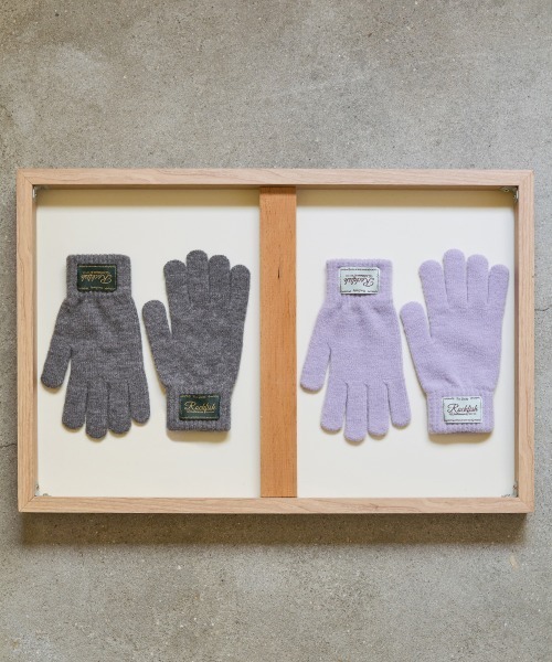 ROCKFISH WEATHERWEAR（ロックフィッシュウェザーウェア）の「NEW FLUFFY SHORT GLOVES（手袋・レディース・ネイビー/ベージュ/ライトグレー/ピンク/レッド/クリーム/グレー/スカイブルー/ライラック/ブラウン・FREE）」の16枚目の写真