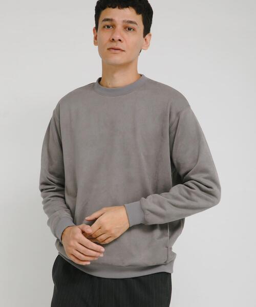 URBAN RESEARCH Sonny Label（アーバンリサーチサニーレーベル）の「クリーミータッチクルーネックプルオーバー（スウェット・メンズ・ブルー/チャコールグレー/ベージュ系その他・MEDIUM/LARGE/X-LARGE）」の2枚目の写真