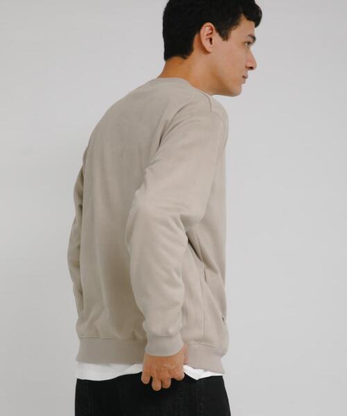 URBAN RESEARCH Sonny Label(アーバンリサーチサニーレーベル)の「クリーミータッチクルーネックプルオーバー(スウェット・メンズ・ブルー/チャコールグレー/ベージュ系その他・MEDIUM/LARGE/X-LARGE)」の6枚目の写真