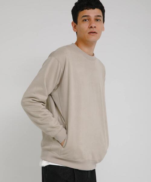 URBAN RESEARCH Sonny Label(アーバンリサーチサニーレーベル)の「クリーミータッチクルーネックプルオーバー(スウェット・メンズ・ブルー/チャコールグレー/ベージュ系その他・MEDIUM/LARGE/X-LARGE)」の7枚目の写真