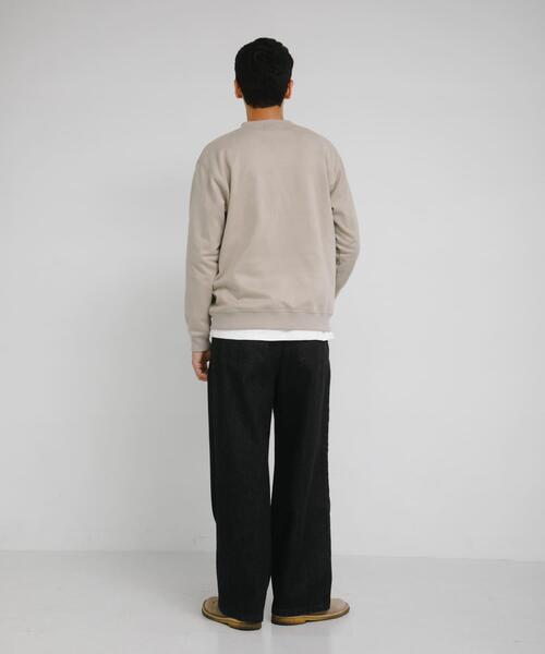 URBAN RESEARCH Sonny Label(アーバンリサーチサニーレーベル)の「クリーミータッチクルーネックプルオーバー(スウェット・メンズ・ブルー/チャコールグレー/ベージュ系その他・MEDIUM/LARGE/X-LARGE)」の11枚目の写真