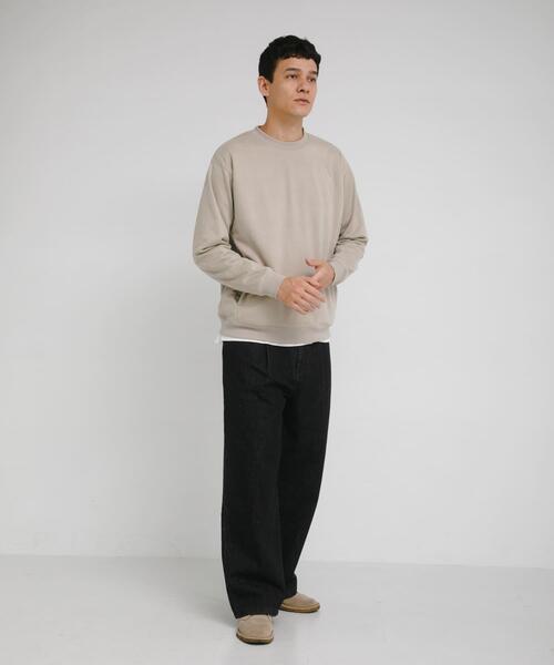 URBAN RESEARCH Sonny Label(アーバンリサーチサニーレーベル)の「クリーミータッチクルーネックプルオーバー(スウェット・メンズ・ブルー/チャコールグレー/ベージュ系その他・MEDIUM/LARGE/X-LARGE)」の12枚目の写真