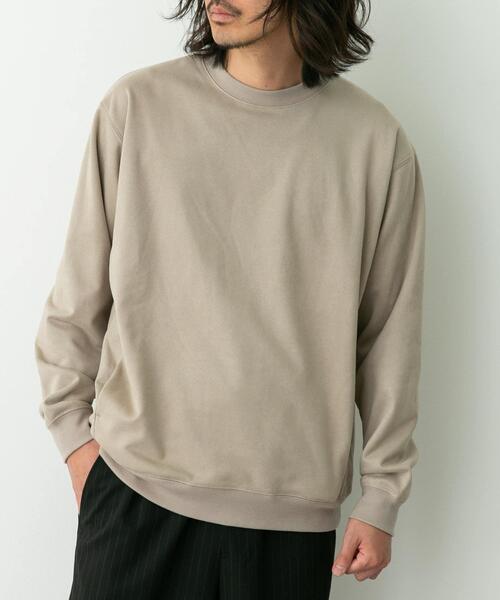 URBAN RESEARCH Sonny Label(アーバンリサーチサニーレーベル)の「クリーミータッチクルーネックプルオーバー(スウェット・メンズ・ブルー/チャコールグレー/ベージュ系その他・MEDIUM/LARGE/X-LARGE)」の14枚目の写真