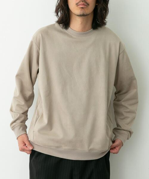 URBAN RESEARCH Sonny Label(アーバンリサーチサニーレーベル)の「クリーミータッチクルーネックプルオーバー(スウェット・メンズ・ブルー/チャコールグレー/ベージュ系その他・MEDIUM/LARGE/X-LARGE)」の15枚目の写真