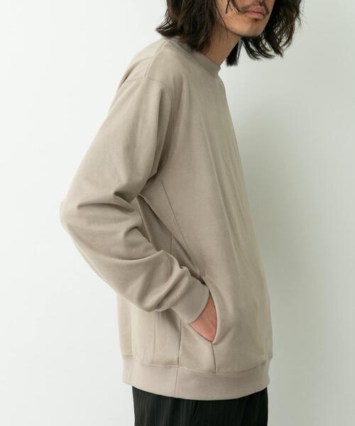 URBAN RESEARCH Sonny Label(アーバンリサーチサニーレーベル)の「クリーミータッチクルーネックプルオーバー(スウェット・メンズ・ブルー/チャコールグレー/ベージュ系その他・MEDIUM/LARGE/X-LARGE)」の17枚目の写真