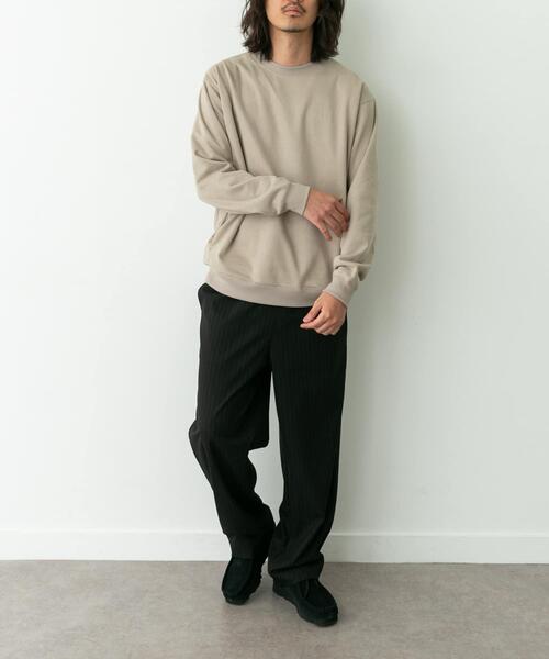 URBAN RESEARCH Sonny Label(アーバンリサーチサニーレーベル)の「クリーミータッチクルーネックプルオーバー(スウェット・メンズ・ブルー/チャコールグレー/ベージュ系その他・MEDIUM/LARGE/X-LARGE)」の19枚目の写真