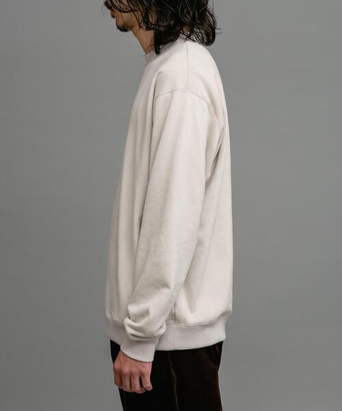 URBAN RESEARCH Sonny Label(アーバンリサーチサニーレーベル)の「クリーミータッチクルーネックプルオーバー(スウェット・メンズ・ブルー/チャコールグレー/ベージュ系その他・MEDIUM/LARGE/X-LARGE)」の21枚目の写真