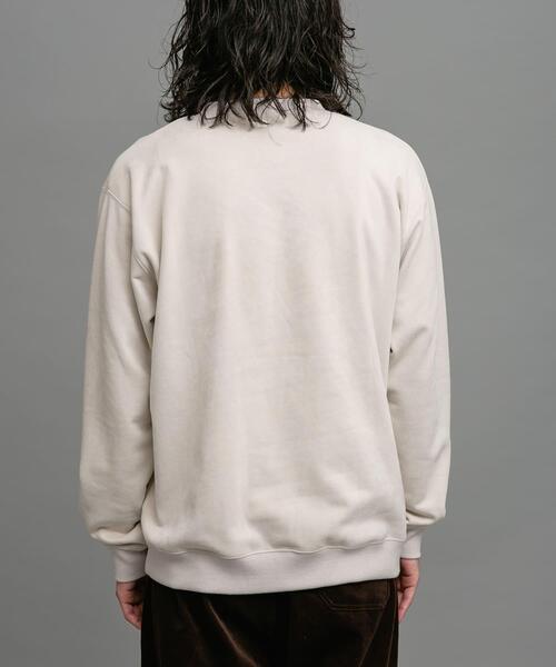 URBAN RESEARCH Sonny Label(アーバンリサーチサニーレーベル)の「クリーミータッチクルーネックプルオーバー(スウェット・メンズ・ブルー/チャコールグレー/ベージュ系その他・MEDIUM/LARGE/X-LARGE)」の22枚目の写真