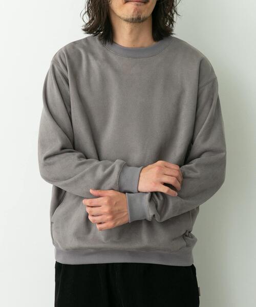 URBAN RESEARCH Sonny Label（アーバンリサーチサニーレーベル）の「クリーミータッチクルーネックプルオーバー（スウェット・メンズ・ブルー/チャコールグレー/ベージュ系その他・MEDIUM/LARGE/X-LARGE）」の22枚目の写真